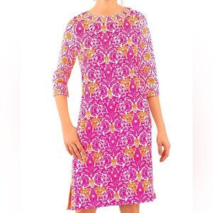 Gretchen Scott Designs Jersey Bateau Breeze  East India‎ Dress, Size Medium